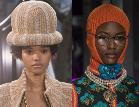 Модные вязаные шапки – 2018