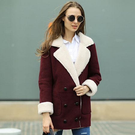 Модные замшевые пальто