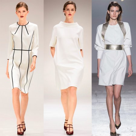 Красивые белые платья: модные тенденции 2018