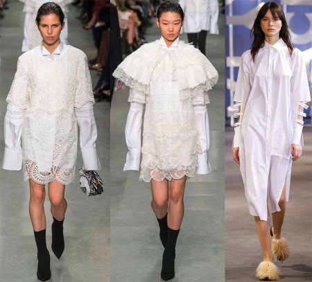 Красивые белые платья: модные тенденции 2018