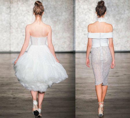 Короткие свадебные платья: модные тенденции – 2018