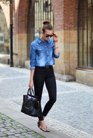 Черные джинсы: с чем носить?