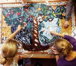 Столовую Женской гуманитарной гимназии Череповца украсило мозаичное панно