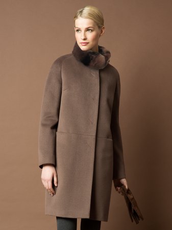 Модные утепленное пальто