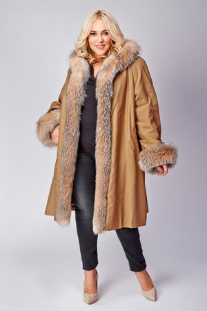 Модные утепленное пальто