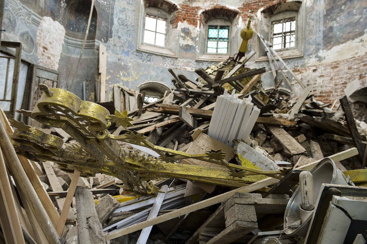 В Вологде во время ремонта обрушился новый купол церкви в Покровской слободе