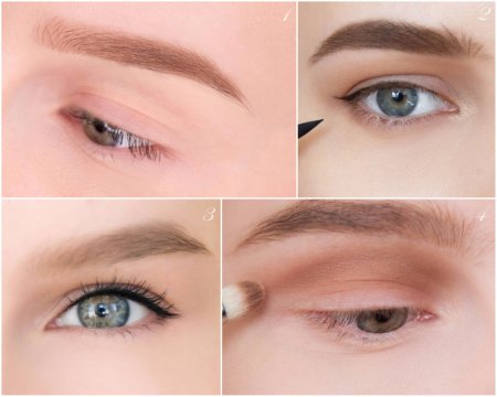 Как с помощью макияжа увеличить глаза?