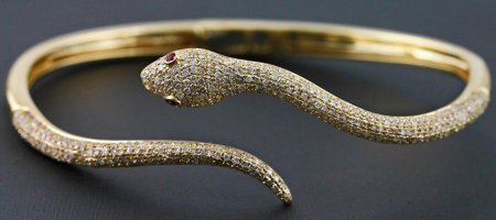 Модные украшениями со змеями