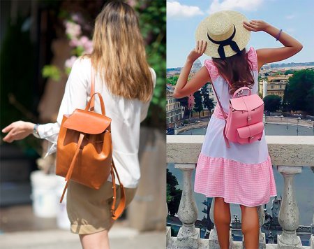 Модные и недорогие кожаные рюкзаки