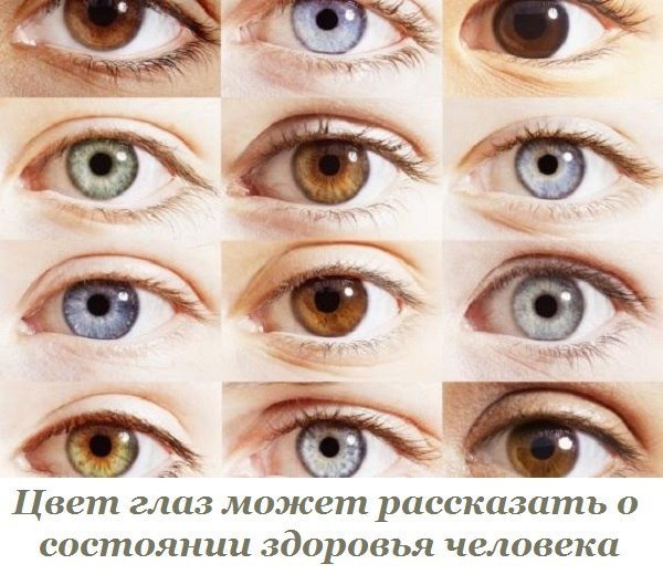 Цвет глаз может рассказать о состоянии здоровья человека.