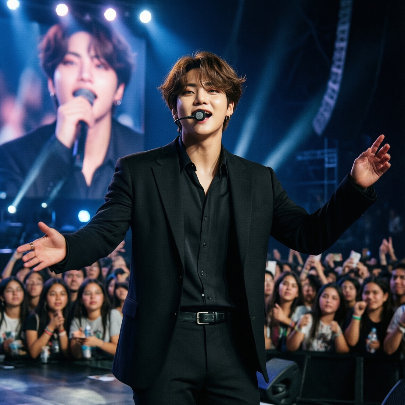 Джин из Bts покорил Чили красотой и уверенным живым вокалом